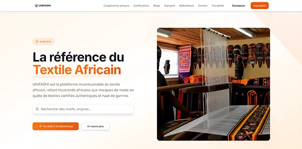 uhifadhi accueil web