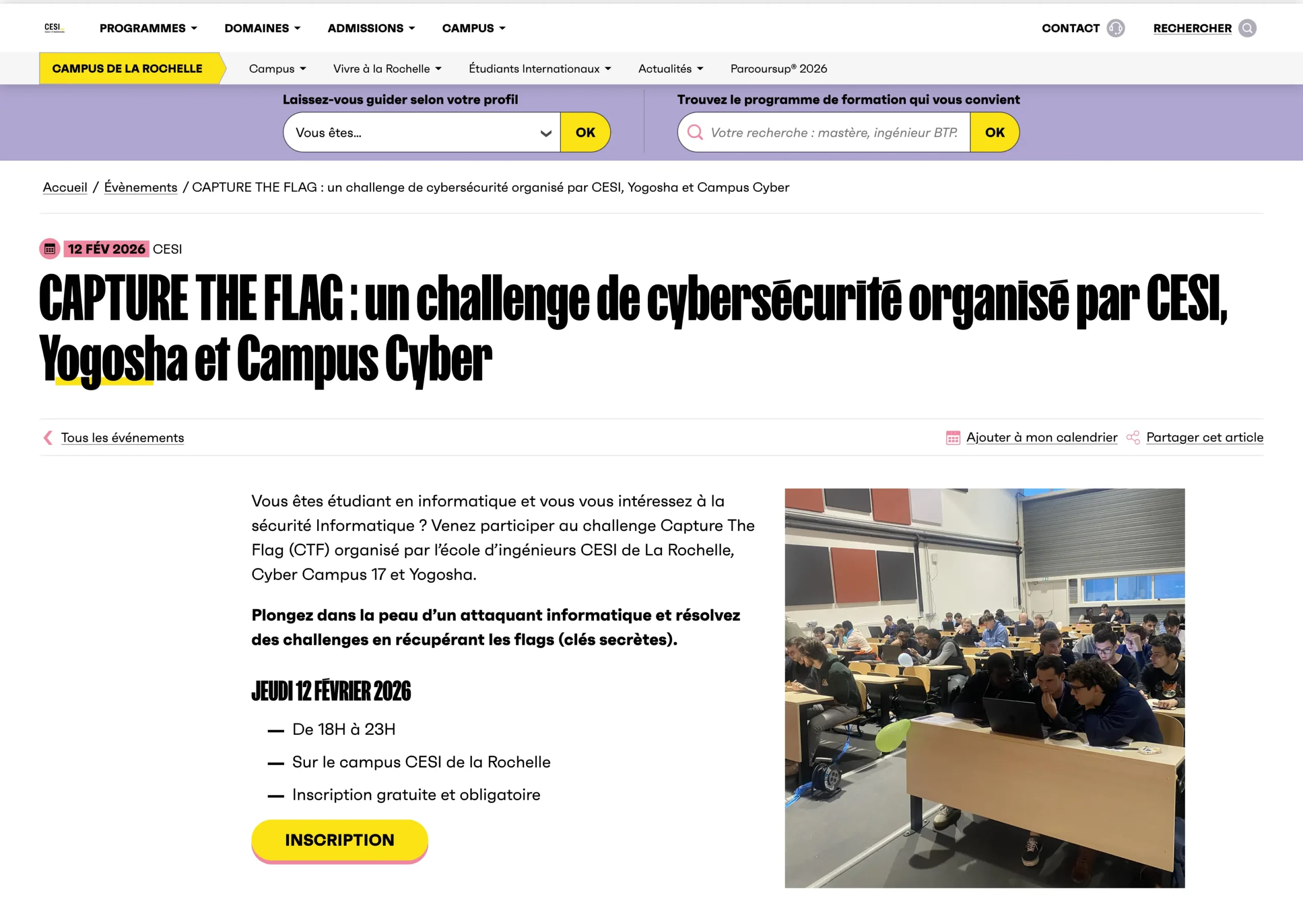 cesi cybercampus cft2026