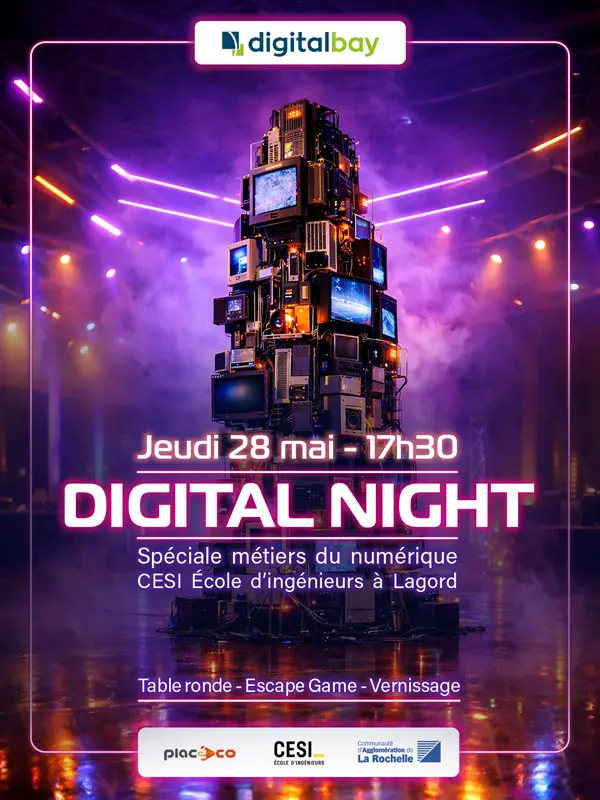 La Digital Night : rdv le 28 mai 2026 à Lagord